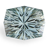 Topaz with concave facets